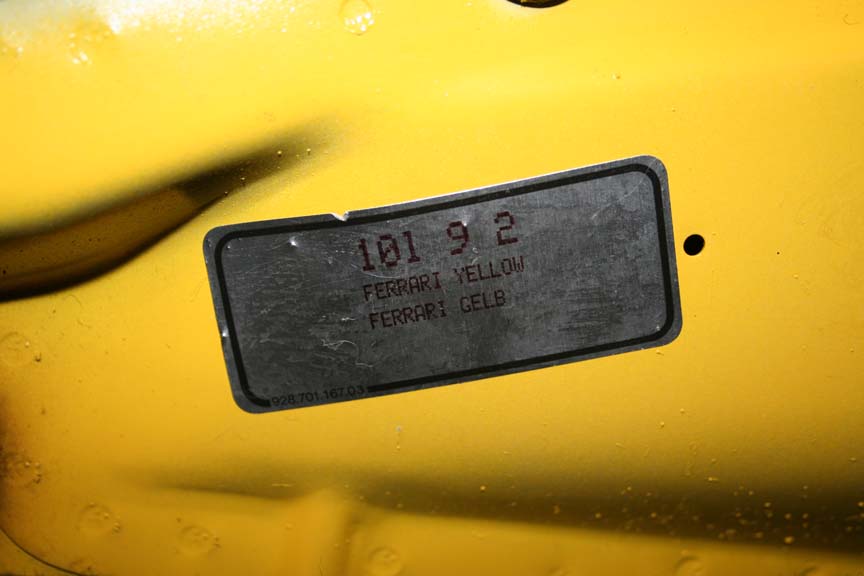340_1_paintcode | Sloan Motor Cars