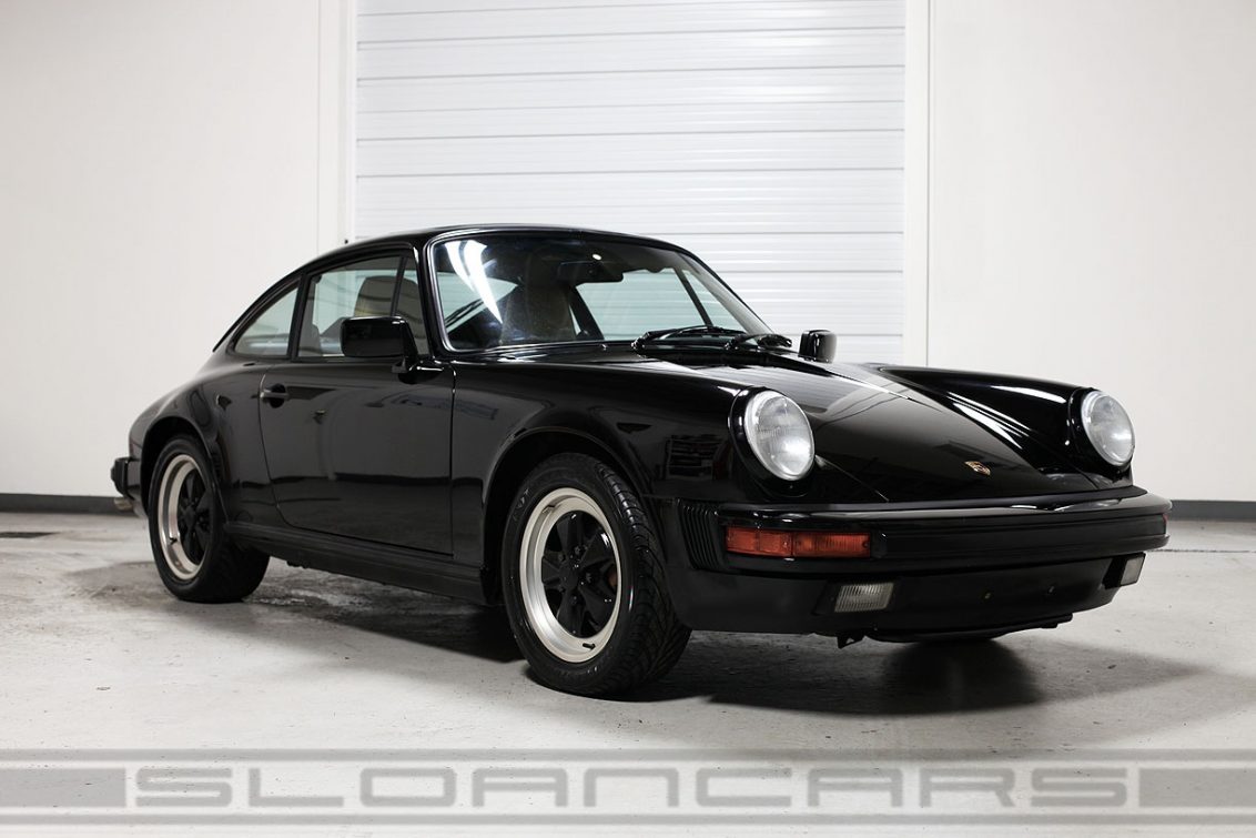 1987 Porsche 911 Carrera Black/Tan 68,288 miles | Sloan Motor Cars