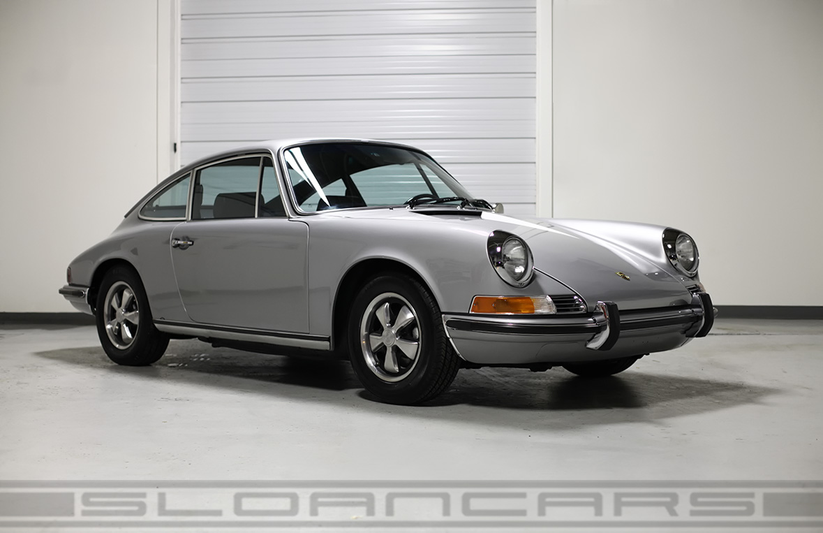 1971 Porsche 911T Silver/Black & Houndstooth Interior 57,999 miles | Sloan  Motor Cars