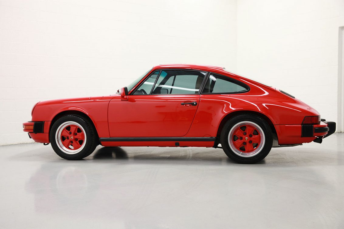 1989 Porsche 911 Carrera Guards Red 23,568 miles | Sloan Motor Cars